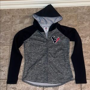 NFL Women's Gray and Navy Hooded Jacket